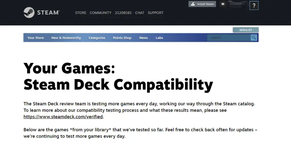 Steam Deck Compatibility