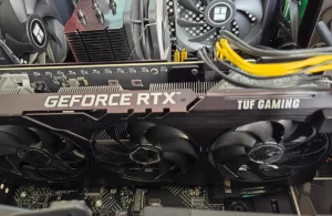gpu fans spin then stop
