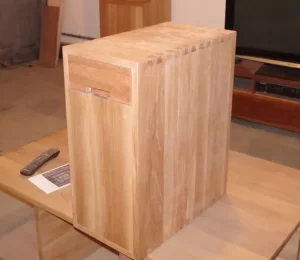 wood pc case